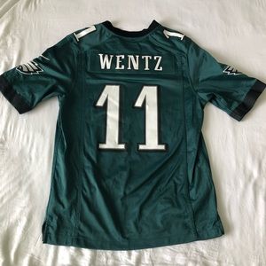 Nike Carson Wentz Green Philadelphia Eagles Jersey